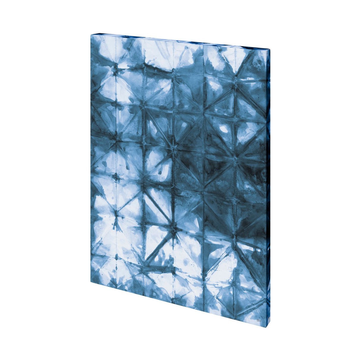 Kanari IV Indigo by Mercana Studio a Hand Embellished Textured Canvas by Mercana at Eve Furniture