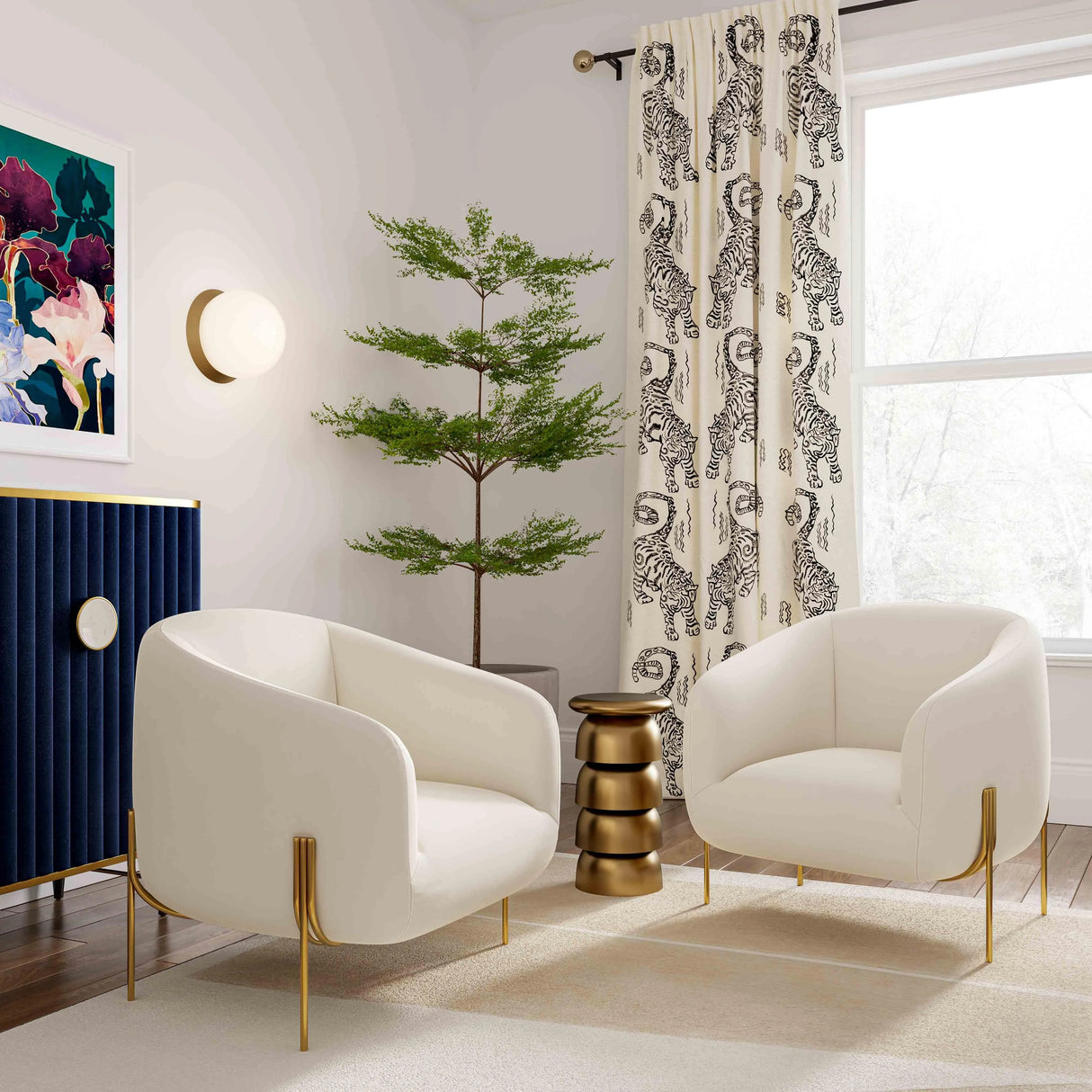 Kandra Upholstered Accent Chair by Inspire Me! Home Decor by TOV Furniture at Eve Furniture