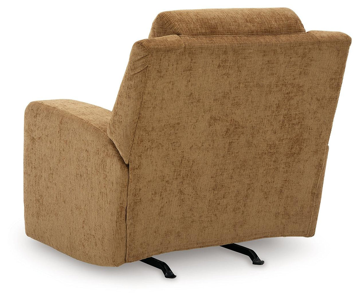 Kanlow Honey Manual Rocker Recliner by Ashley at Eve Furniture