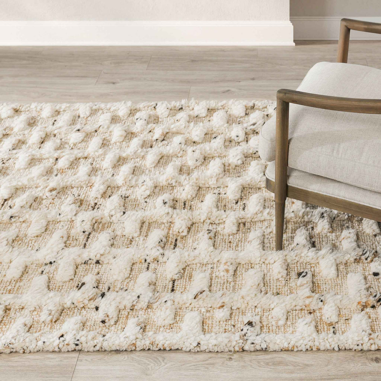 Kapala Ivory/Natural Rug by Classic Home at Eve Furniture