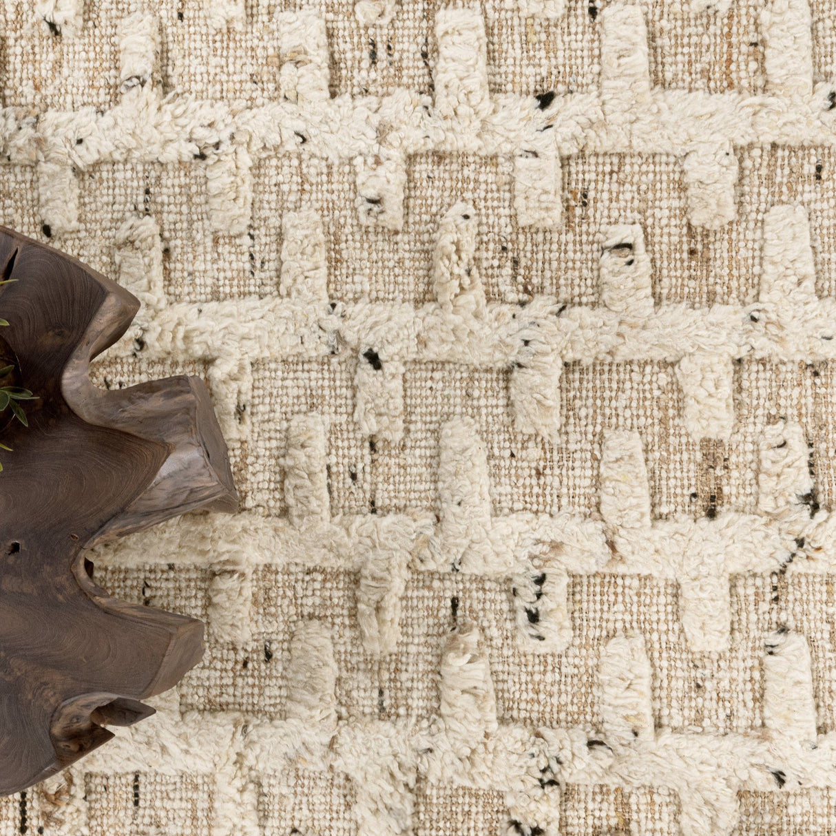 Kapala Ivory/Natural Rug by Classic Home at Eve Furniture
