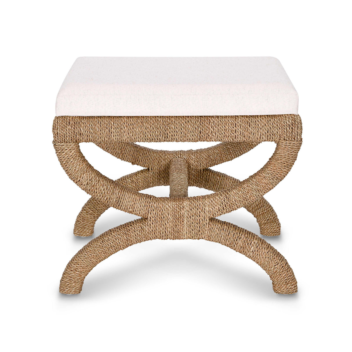 Kappa Natural Rattan Stool by TOV Furniture at Eve Furniture