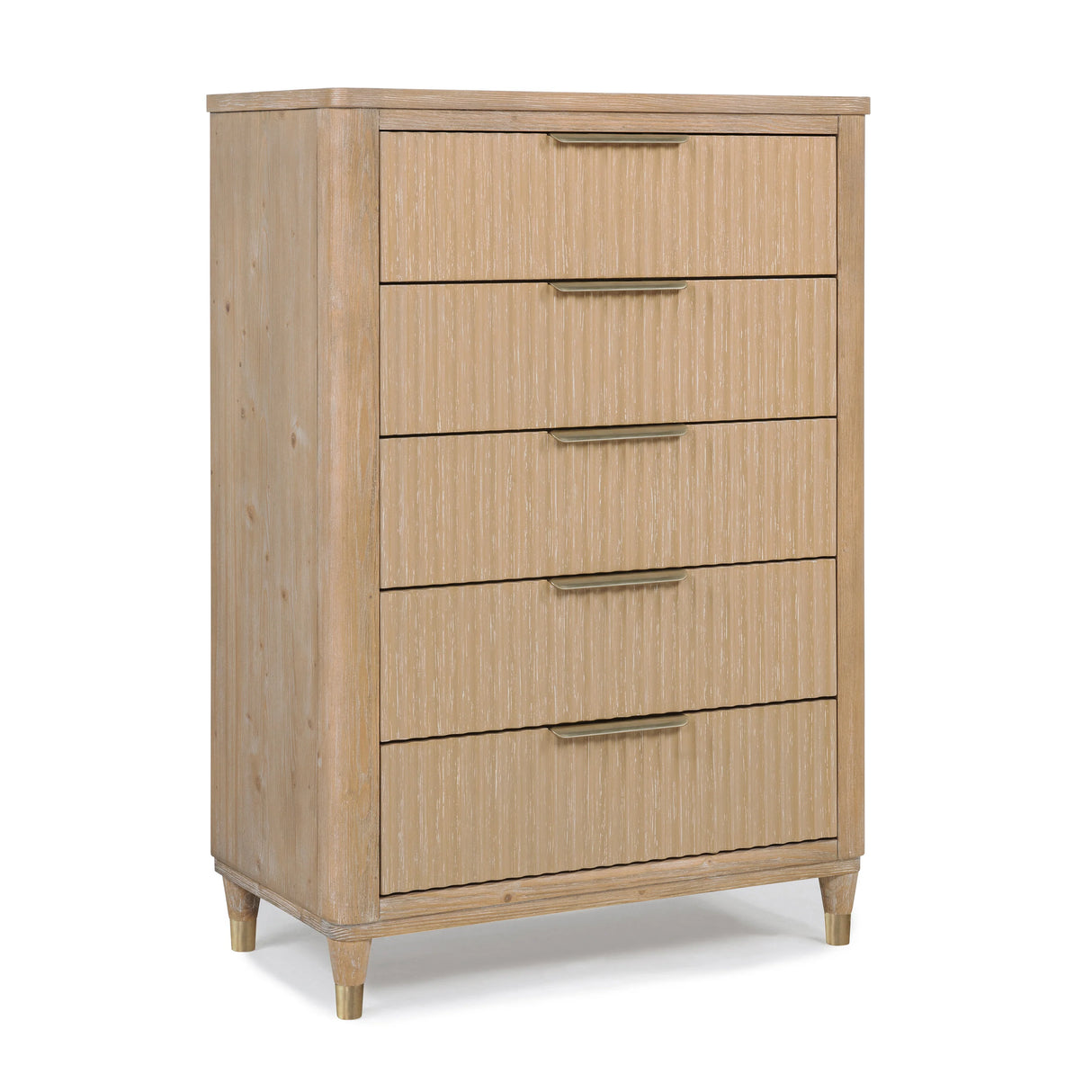 Kara Cerused Natural Bedroom Set by Crown Mark at Eve Furniture