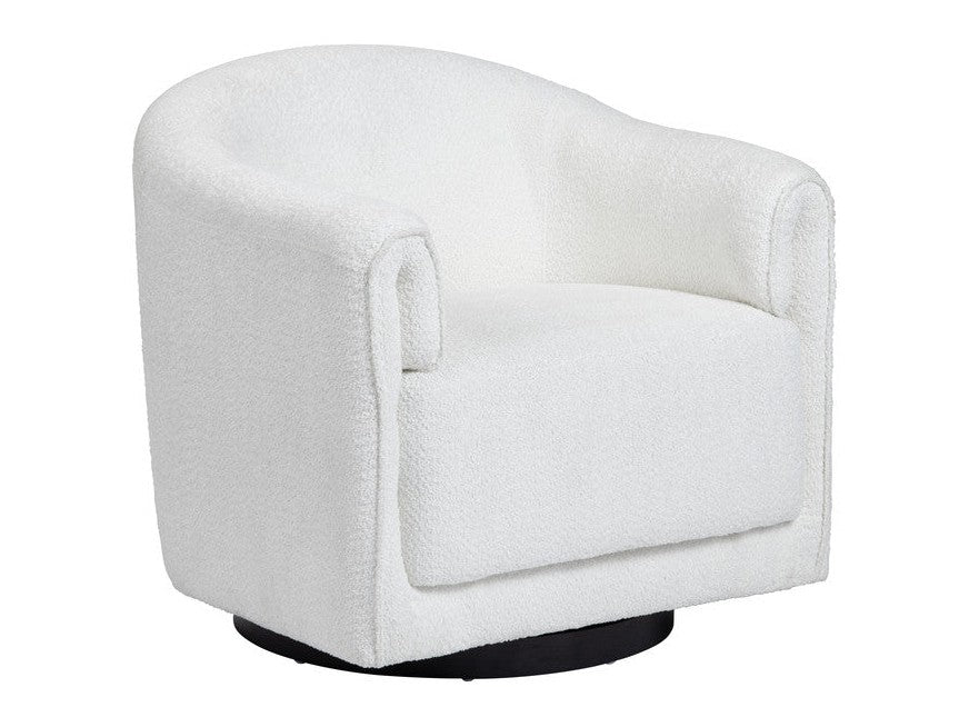 Kara Cream/Black Accent Chair by Crestview at Eve Furniture