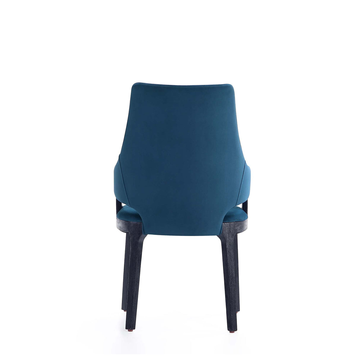 Kara Dining Arm Chair in Blue by Manhattan Comfort at Eve Furniture