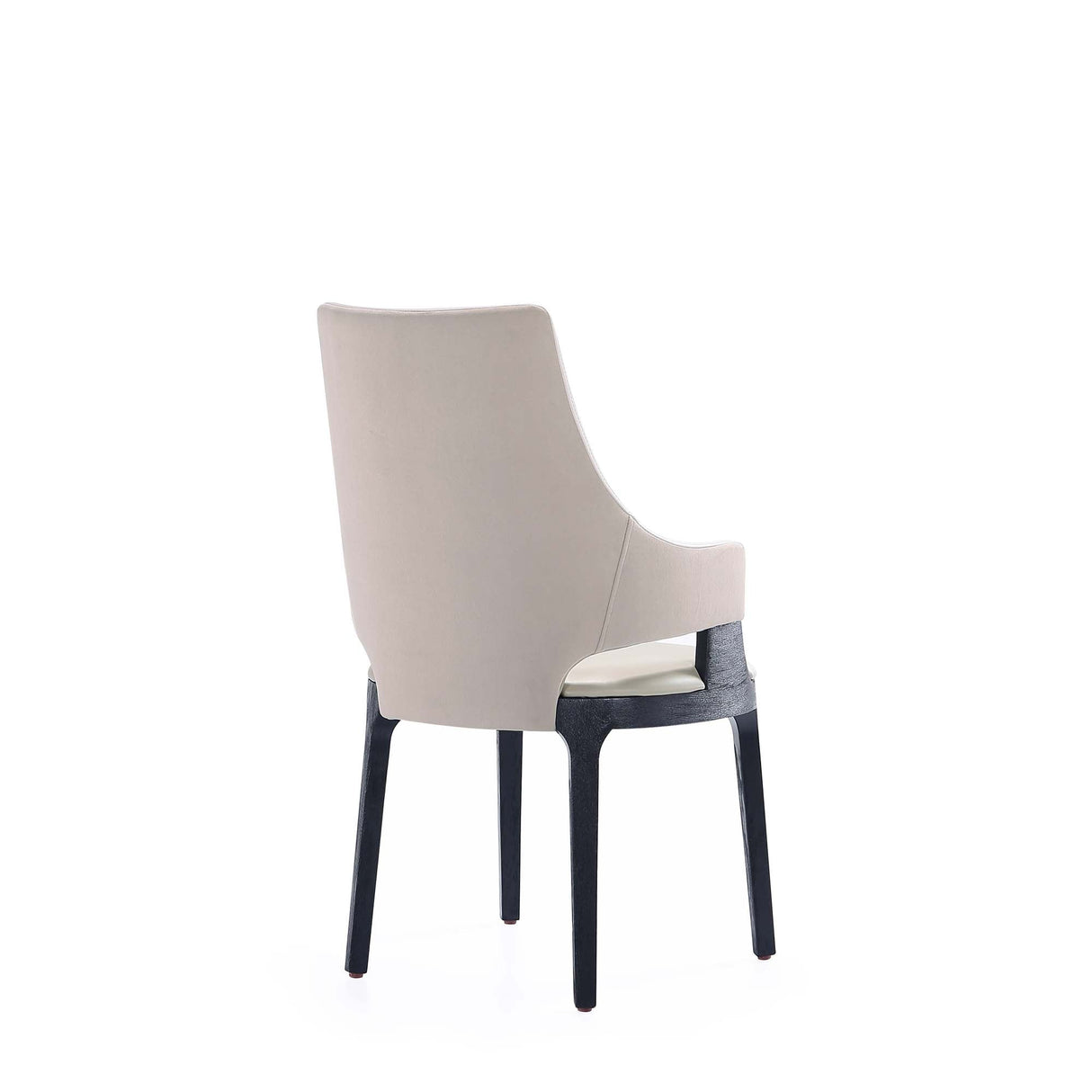 Kara Dining Arm Chair in Light Grey (set of 2) by Manhattan Comfort at Eve Furniture
