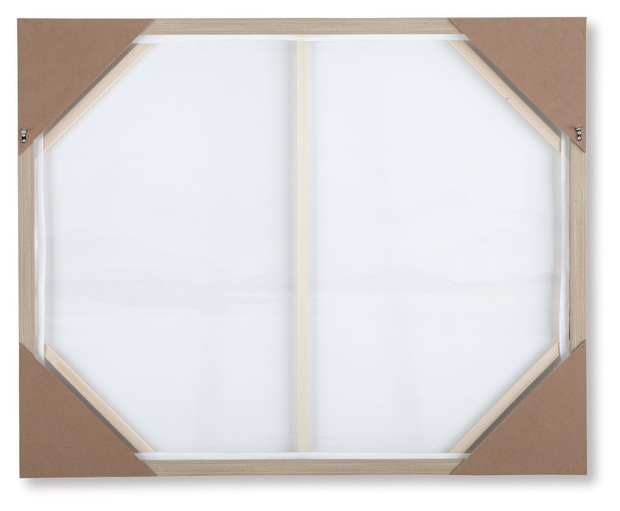 Karalen White/Gray/Brown Wall Art by Ashley at Eve Furniture