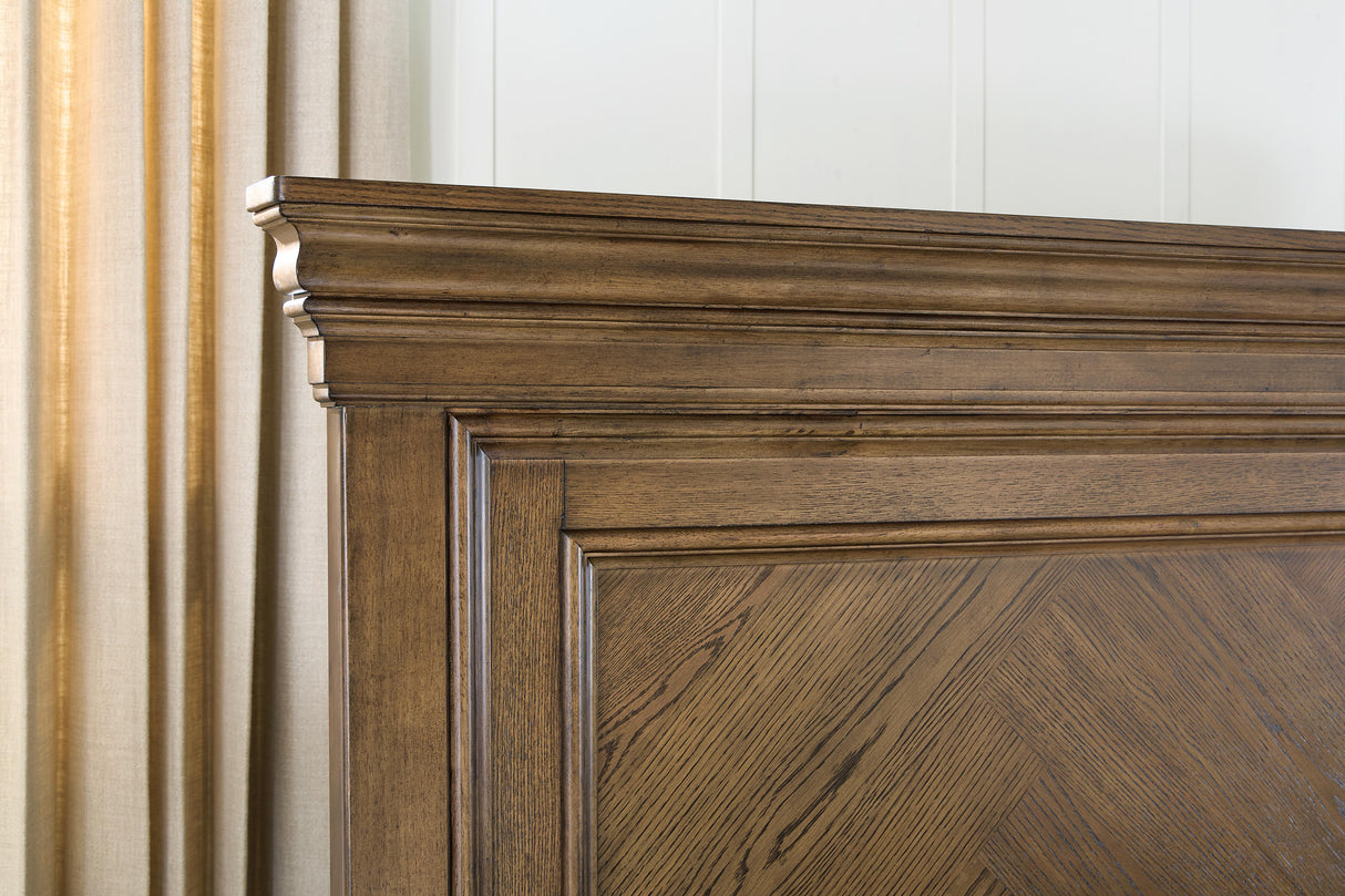 Karallin Medium Brown Panel Bedroom Set by Ashley at Eve Furniture