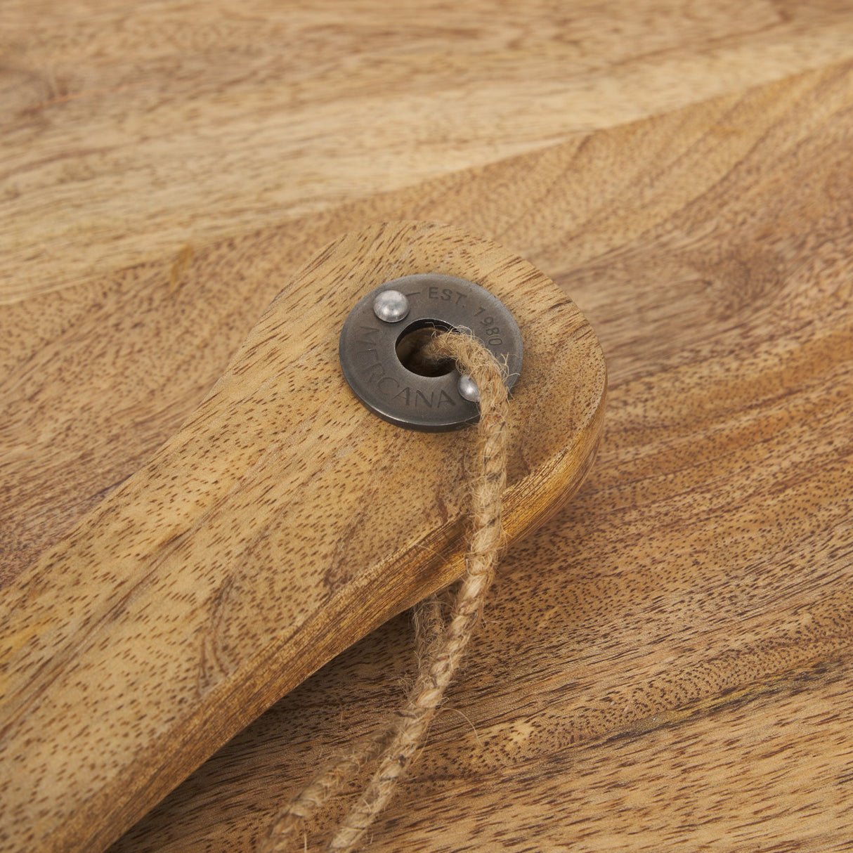 Karana Natural Solid Wood Round Serving Boards by Mercana at Eve Furniture