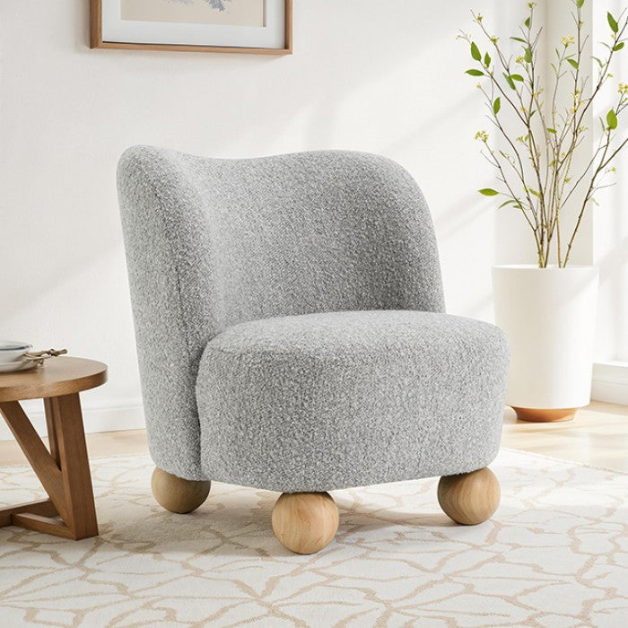 Karey Gray Accent Chair by Furniture of America at Eve Furniture