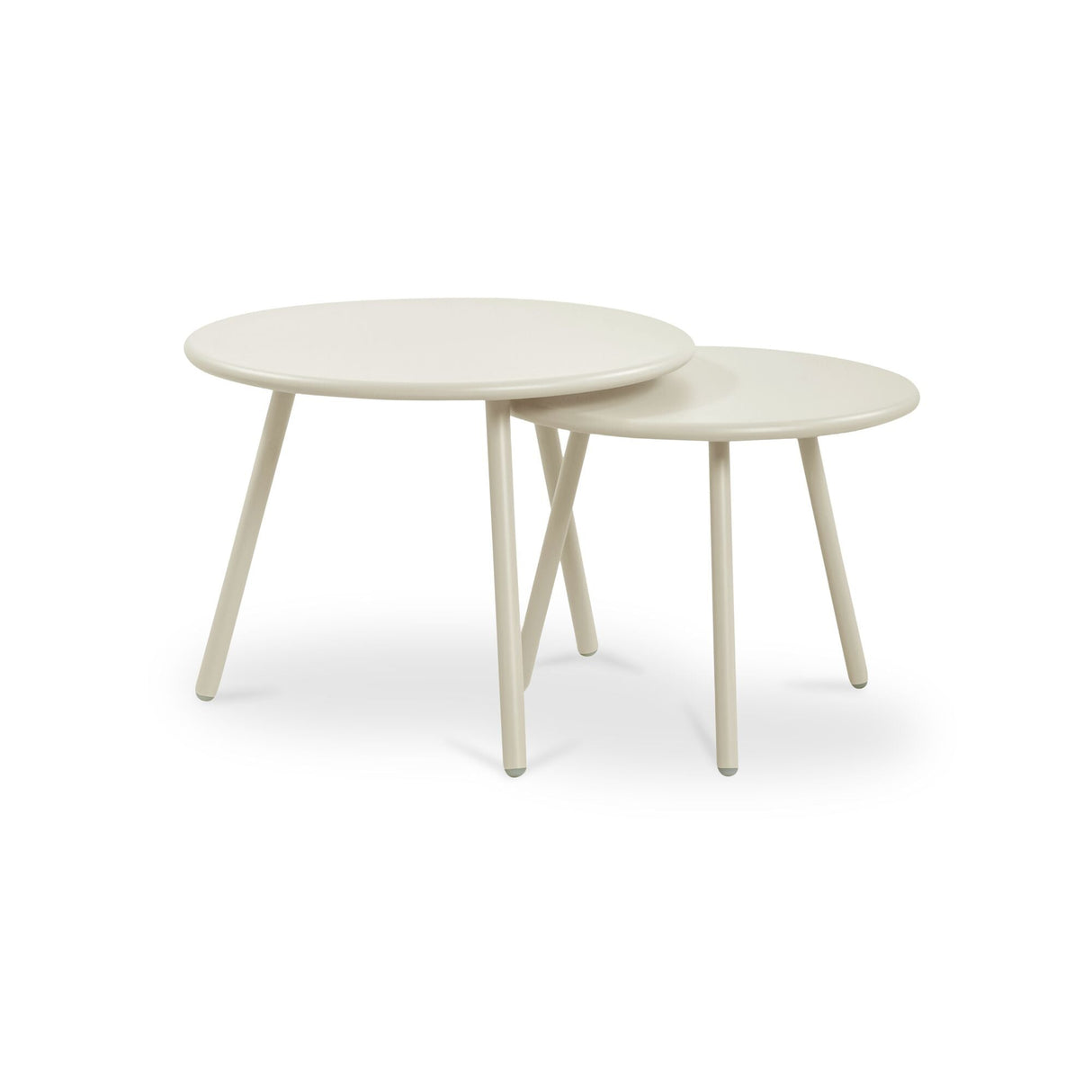 Kari Cream Outdoor Nesting Coffee Table by Moe's Home at Eve Furniture