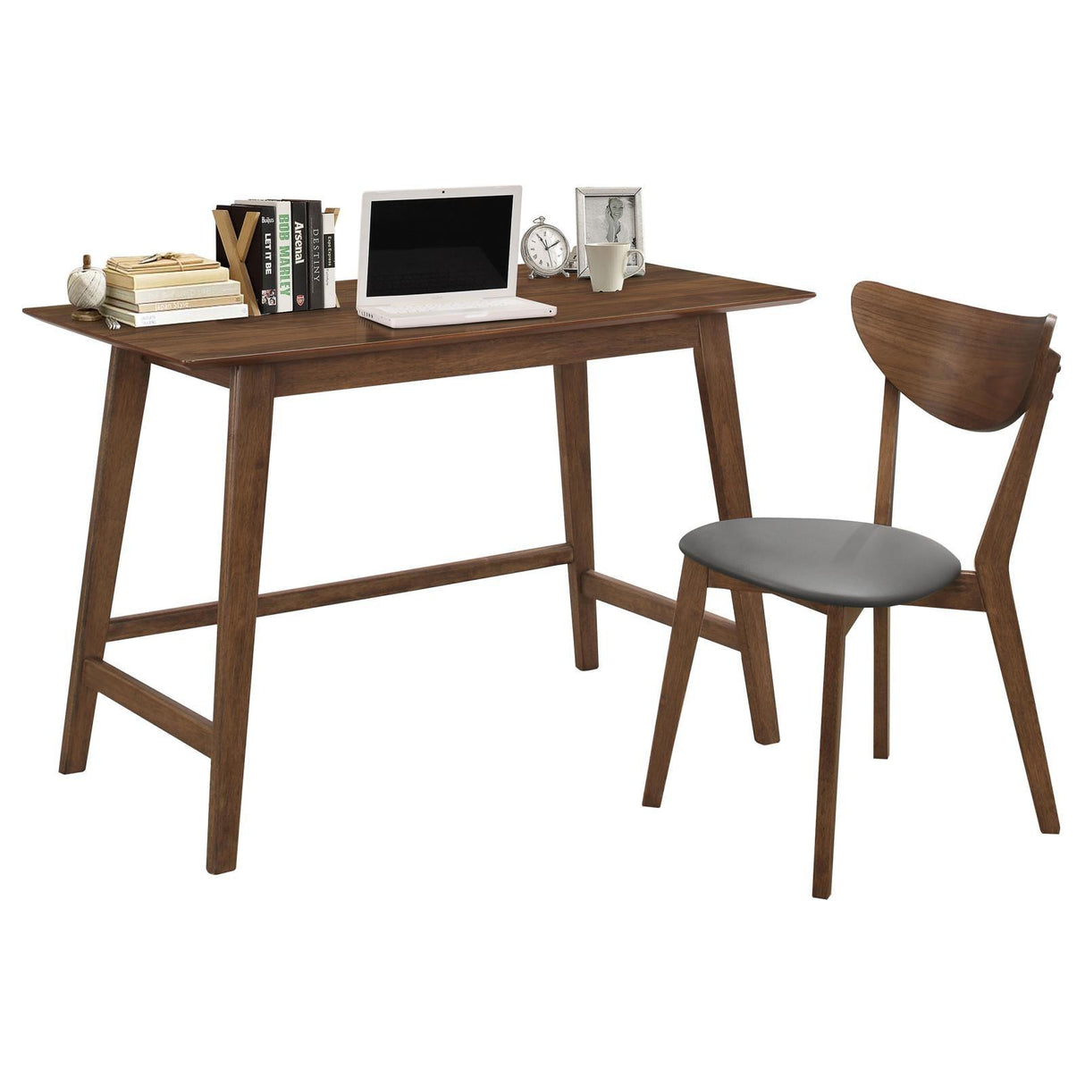 Karri Walnut 2-Piece Writing Desk Set by Coaster at Eve Furniture