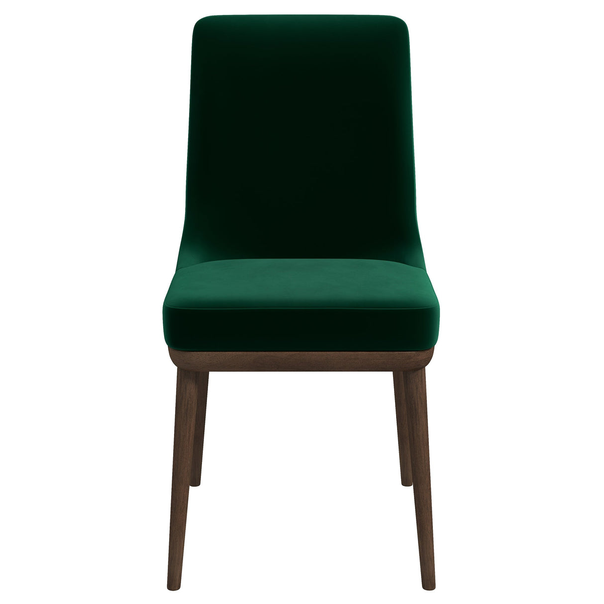 Kate Green Velvet Solid Wood Dining Chair (Set Of 2) by Ashcroft Imports at Eve Furniture