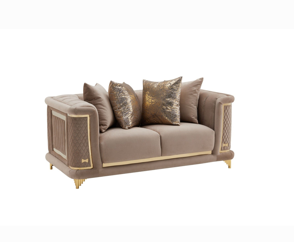 Kate Luxury Sofa & Loveseat by Cosmos Furniture at Eve Furniture