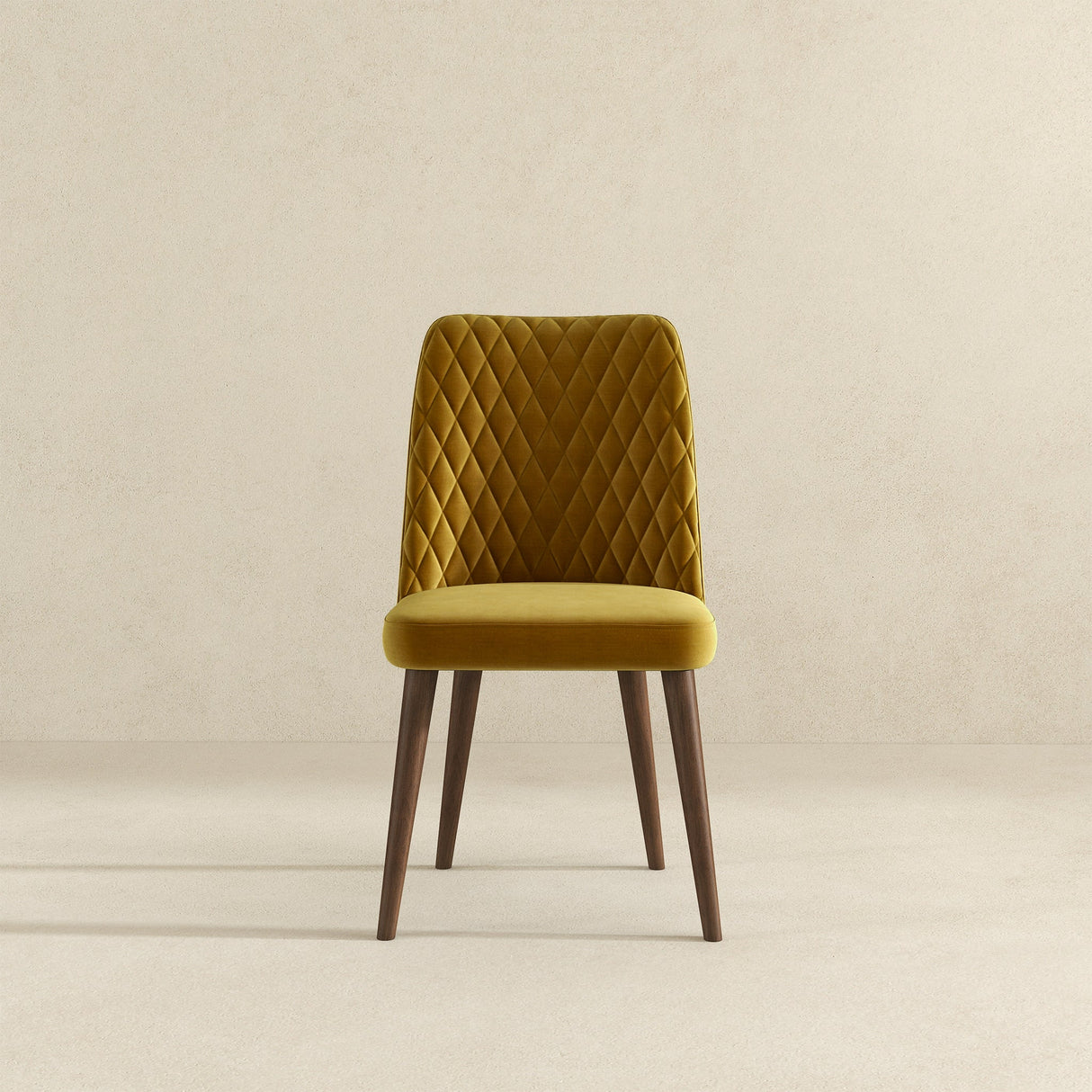 Katie Gold Velvet Dining Chair (Set Of 2) by Ashcroft Imports at Eve Furniture