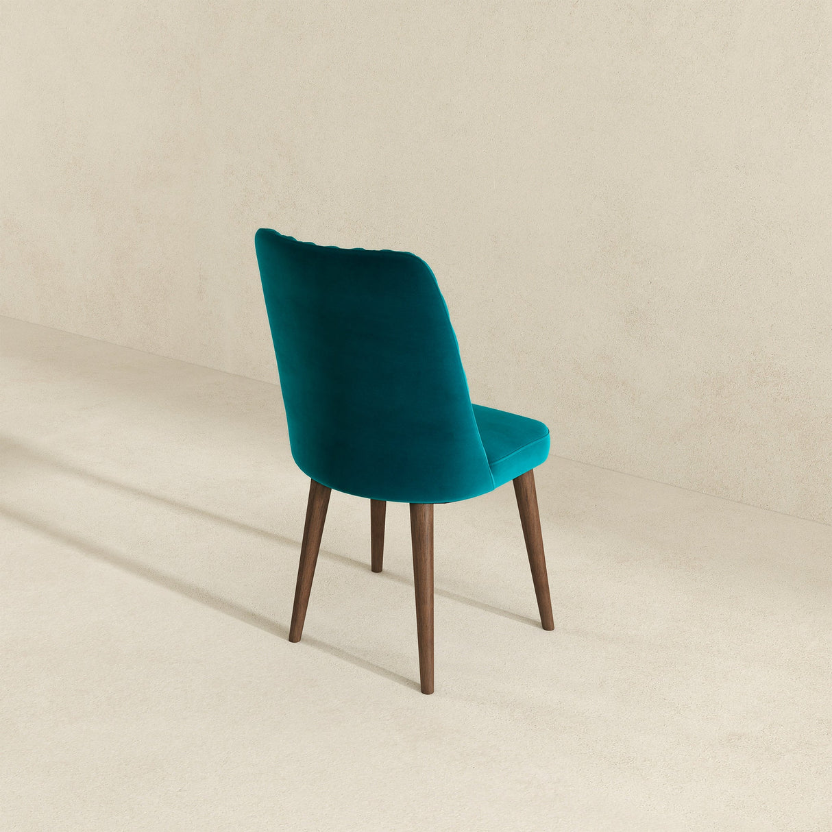 Katie Teal Velvet Dining Chair (Set Of 2) by Ashcroft Furniture at Eve Furniture