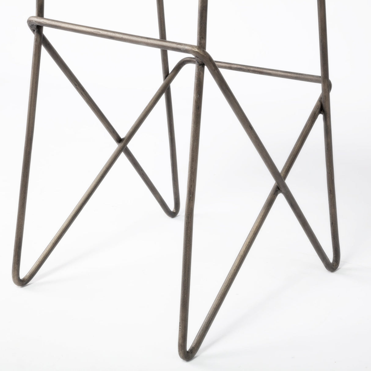 Katniss Cream Fabric Seat Gold Metal Frame Bar Stool by Mercana at Eve Furniture