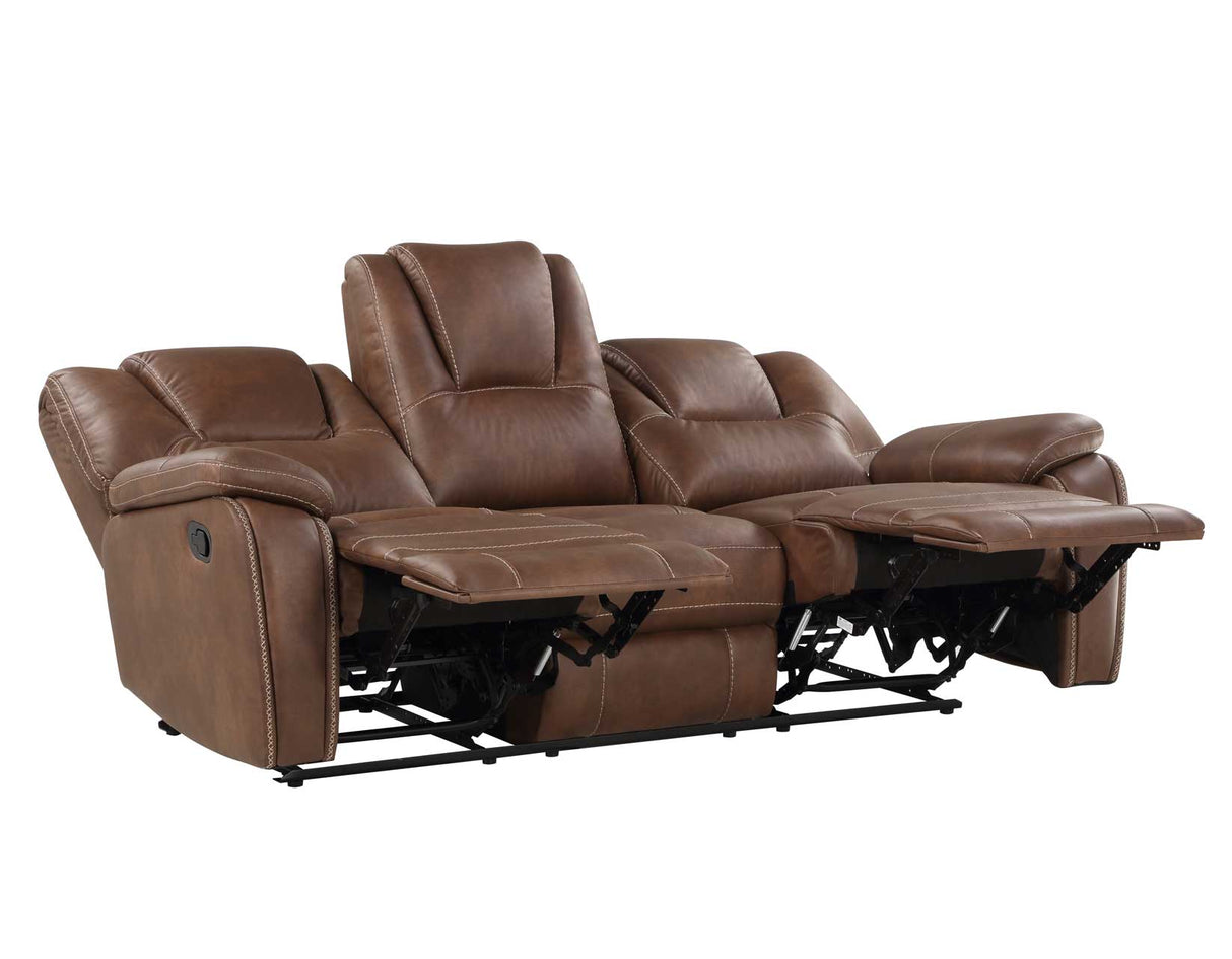 Katrine Brown 3-Piece Manual Reclining Set by Steve Silver at Eve Furniture