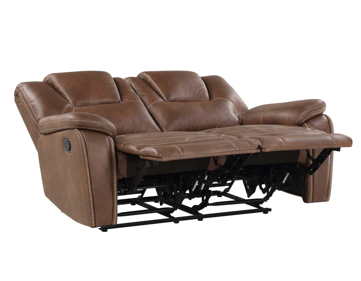 Katrine Brown 3-Piece Manual Reclining Set by Steve Silver at Eve Furniture
