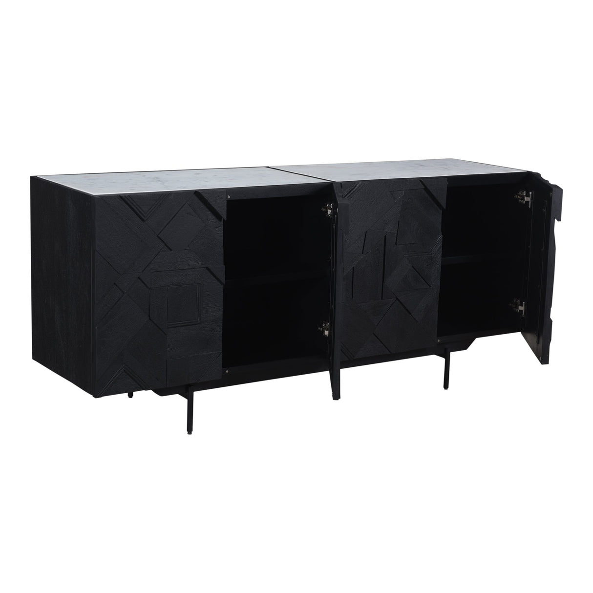 Kattan Black Sideboard by MOES at Eve Furniture