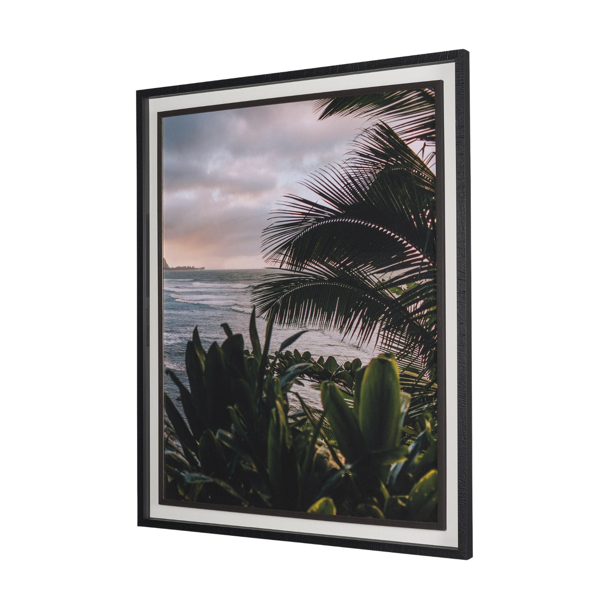Kauai Jungle Dream by Stefan and Audrey Textured Framed Photo Print Matted under Glass by Mercana at Eve Furniture