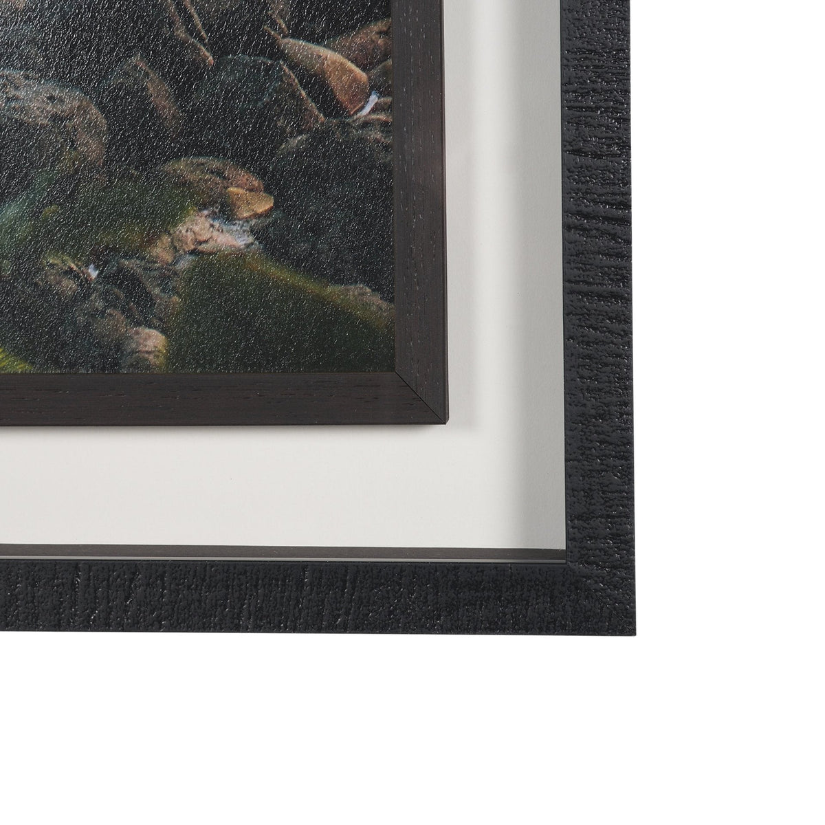 Kauai Jungle Dream by Stefan and Audrey Textured Framed Photo Print Matted under Glass by Mercana at Eve Furniture