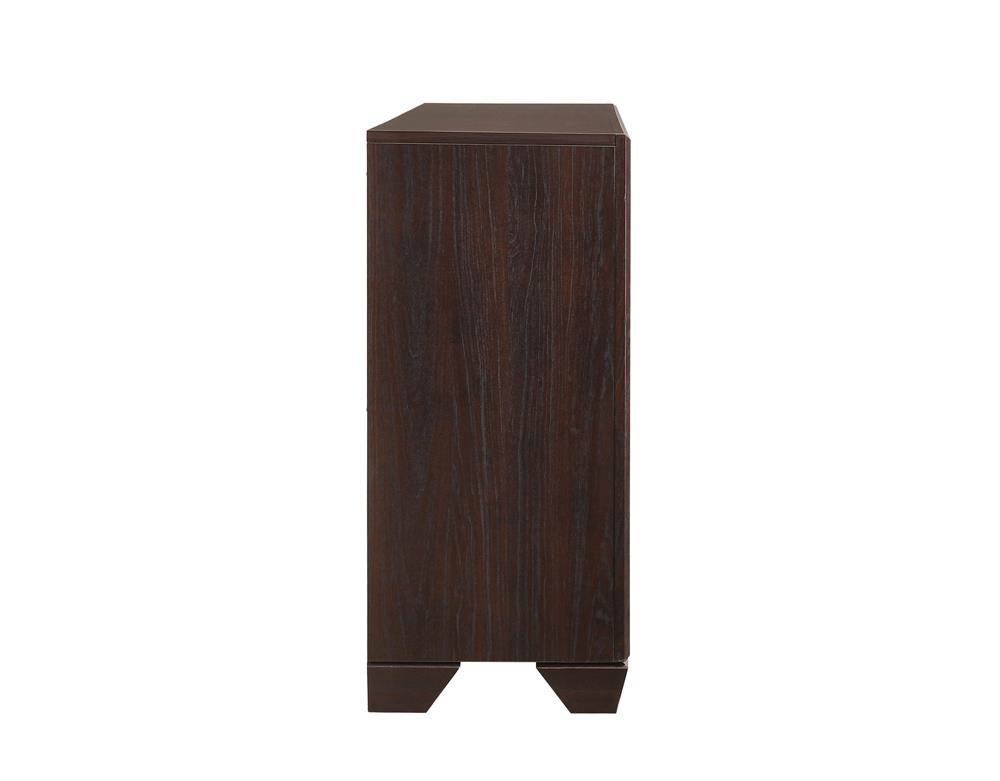Kauffman Dark Cocoa 6-Drawer Dresser by Coaster at Eve Furniture