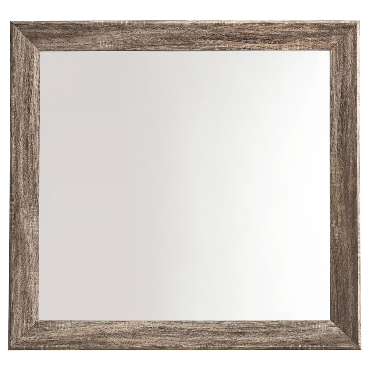 Kauffman Washed Taupe Rectangular Mirror by Coaster at Eve Furniture