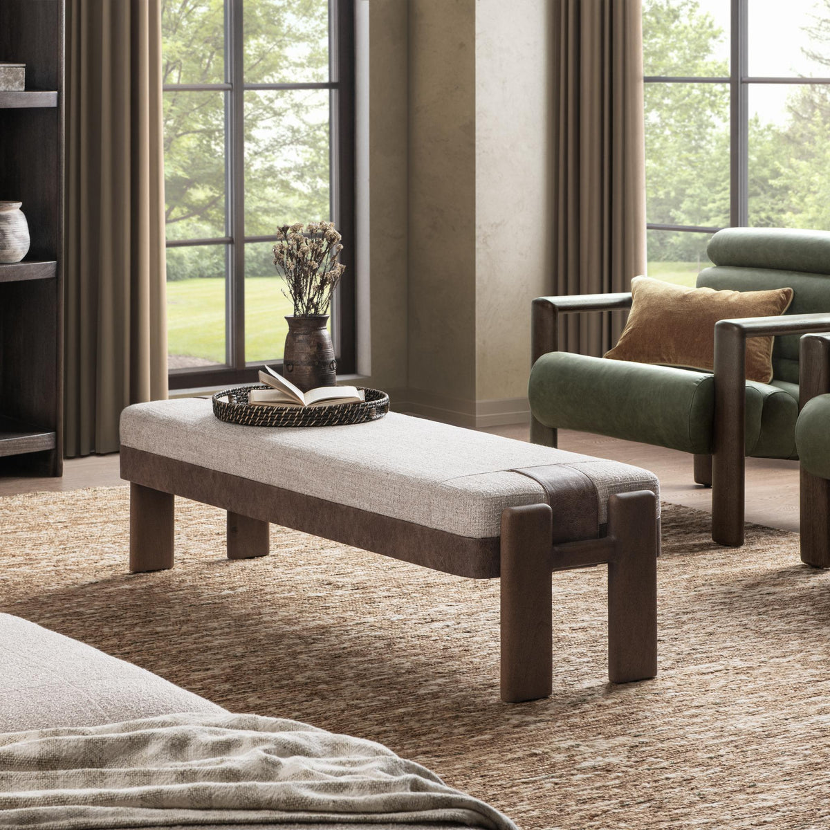 Kava Accent Bench by Classic Home at Eve Furniture