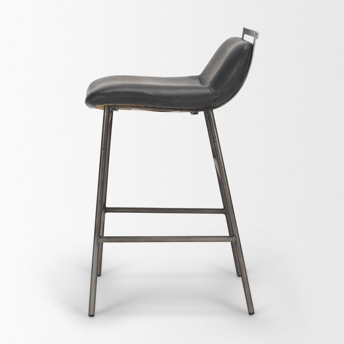 Kavalan Backless 33.5in Seat Counter Stool | Chocolate Leather by Mercana at Eve Furniture