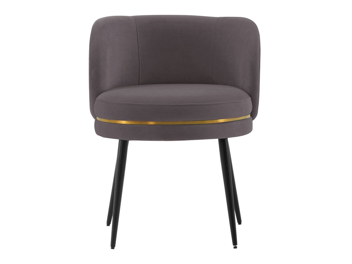 Kaya Dining Chair in Grey by Manhattan Comfort at Eve Furniture