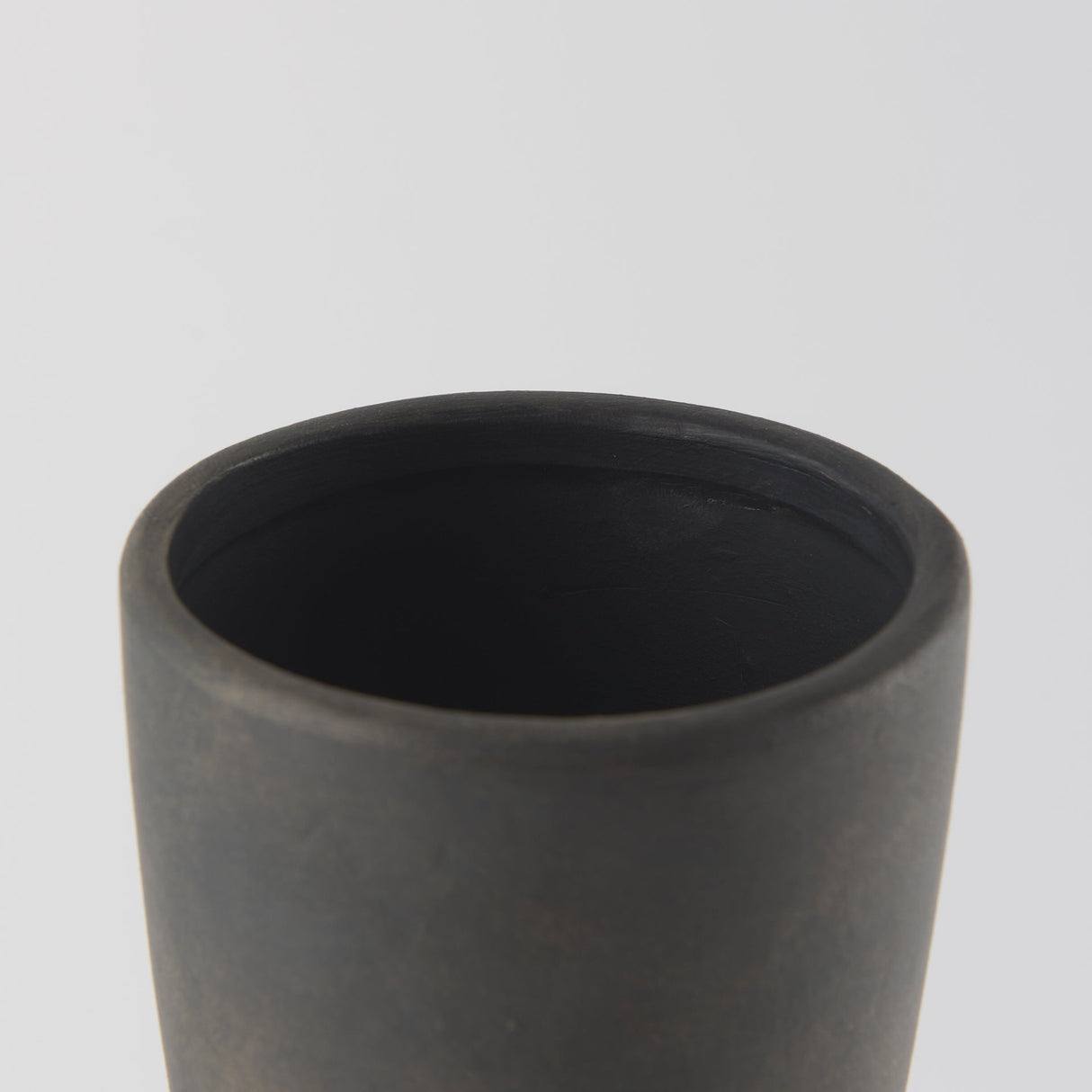 Kaz 8.3L x 3.9W x 16.7H Earthy Brown Ceramic Vase by Mercana at Eve Furniture