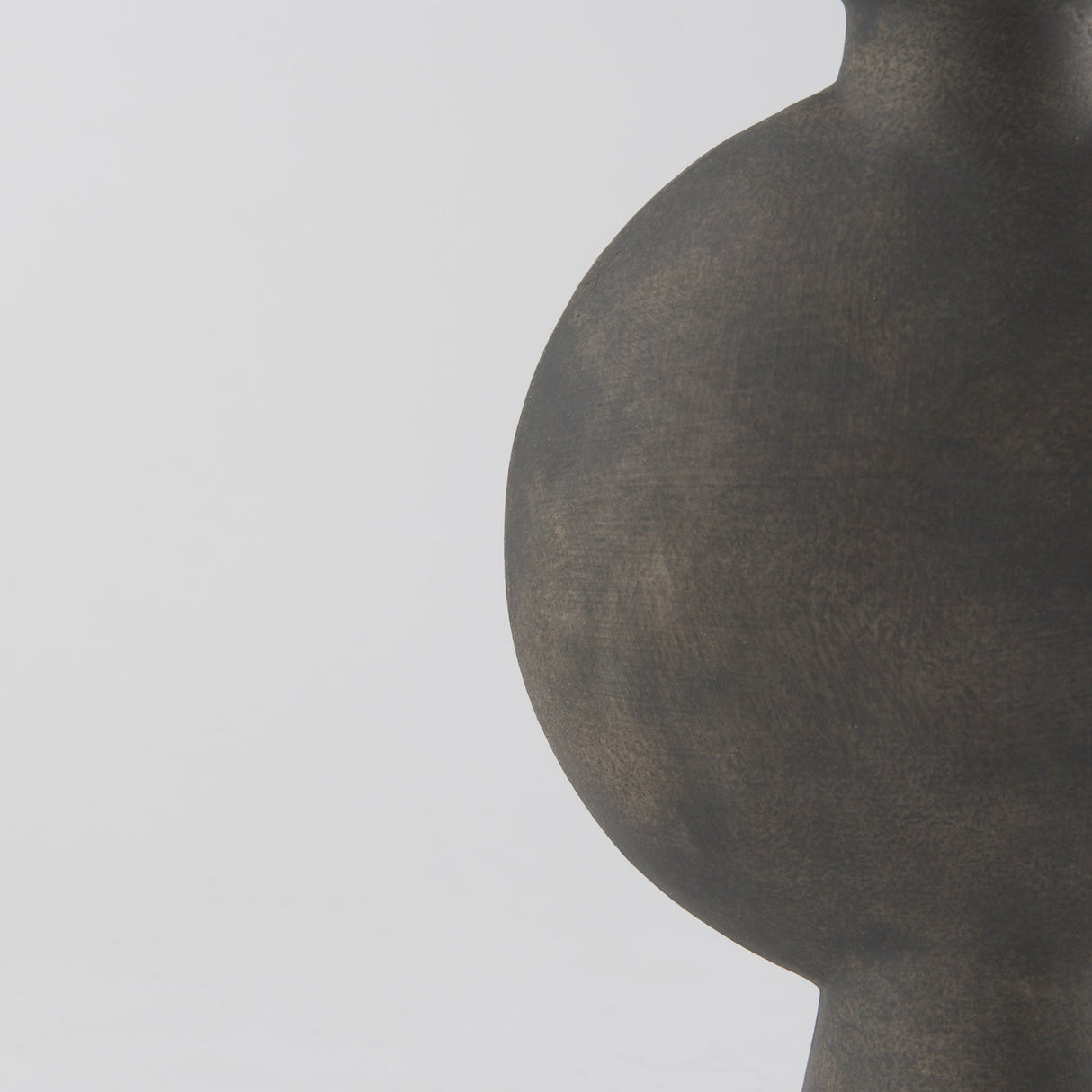 Kaz Earthy Brown Ceramic Vase by Mercana at Eve Furniture