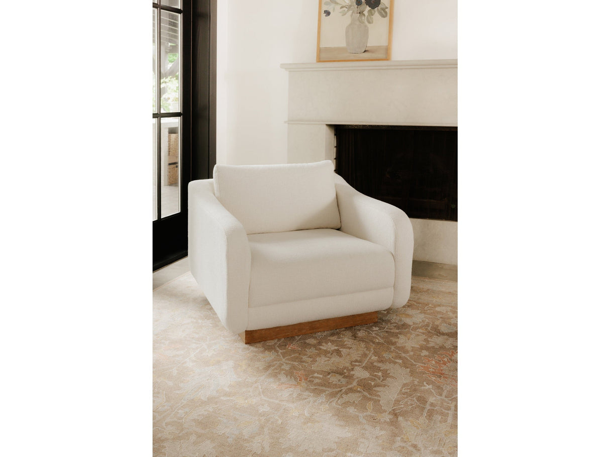 Keane Cream Lounge Chair by Moe's Home at Eve Furniture