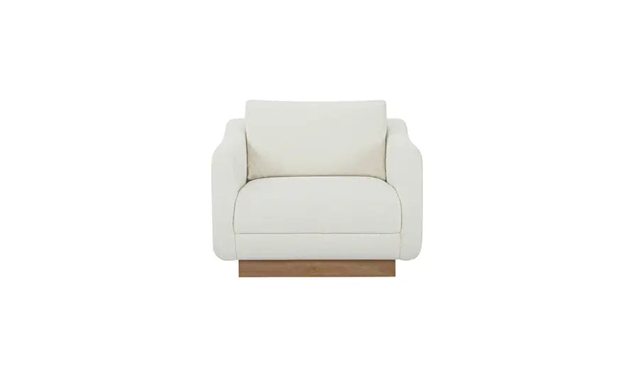Keane Lounge Chair Cream by Moe's Home at Eve Furniture