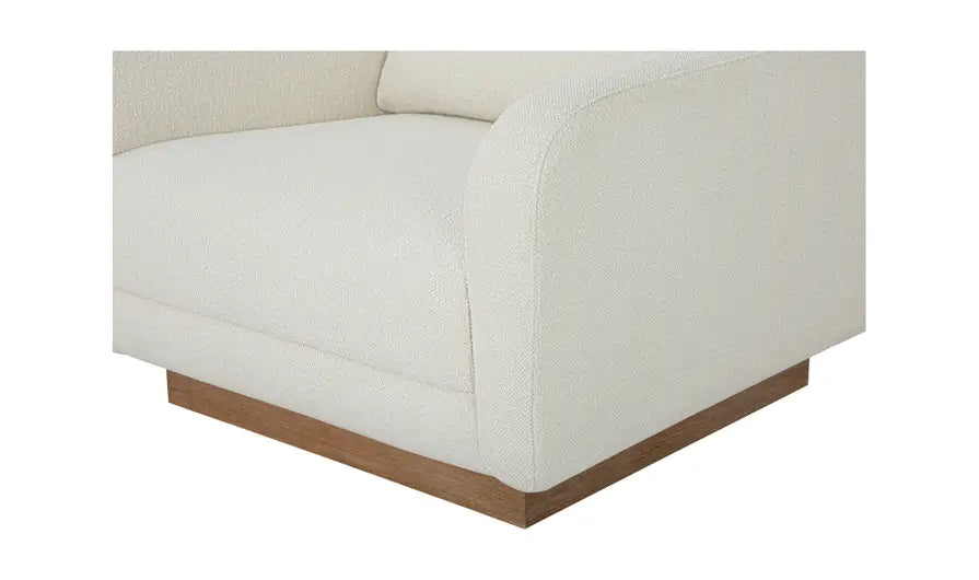 Keane Lounge Chair Cream by Moe's Home at Eve Furniture