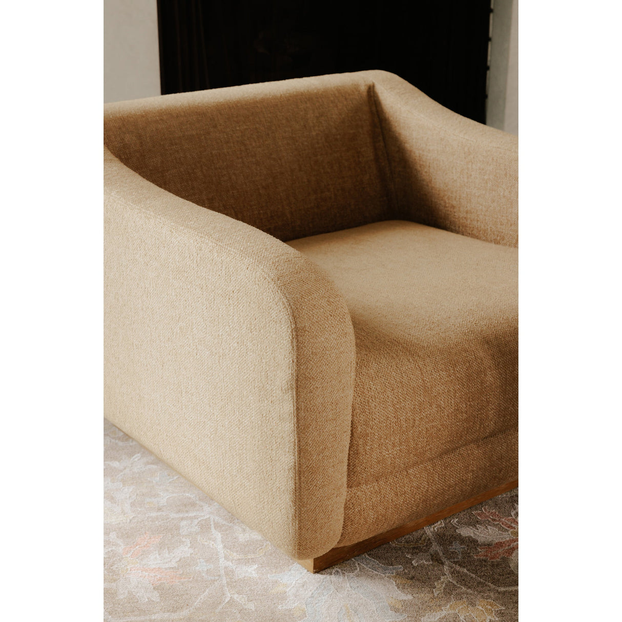 Keane Ochre Lounge Chair by Moe's Home at Eve Furniture