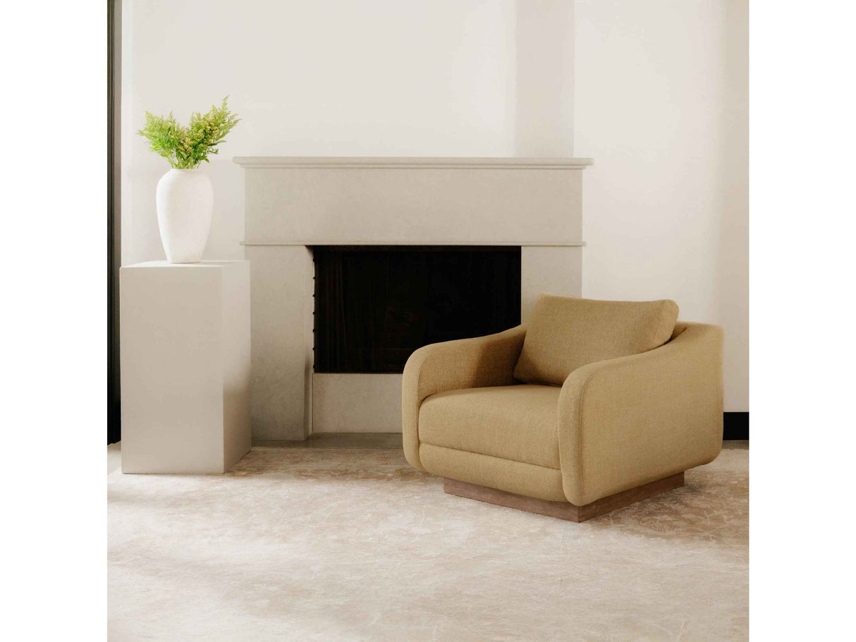 Keane Ochre Lounge Chair