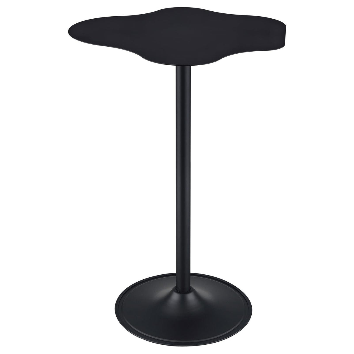 Keanu Pedestal Black Cloud-Shaped Top Bar Table by Coaster at Eve Furniture