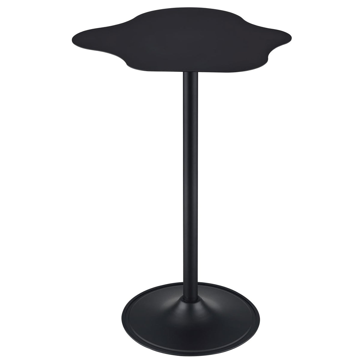 Keanu Pedestal Black Cloud-Shaped Top Bar Table by Coaster at Eve Furniture