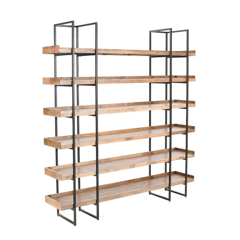 Keaton Brown/Black Etagere by Crestview at Eve Furniture