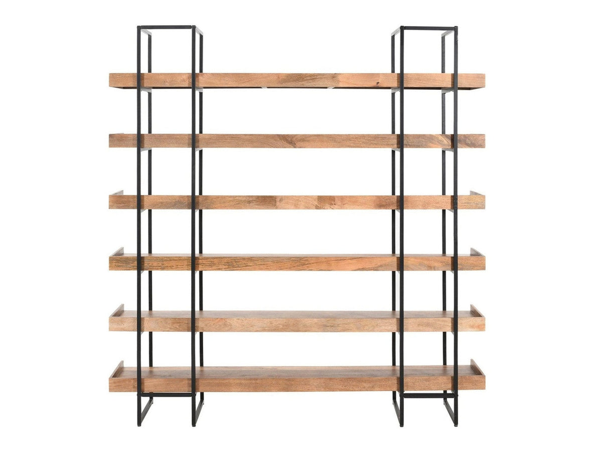 Keaton Brown/Black Etagere by Crestview at Eve Furniture