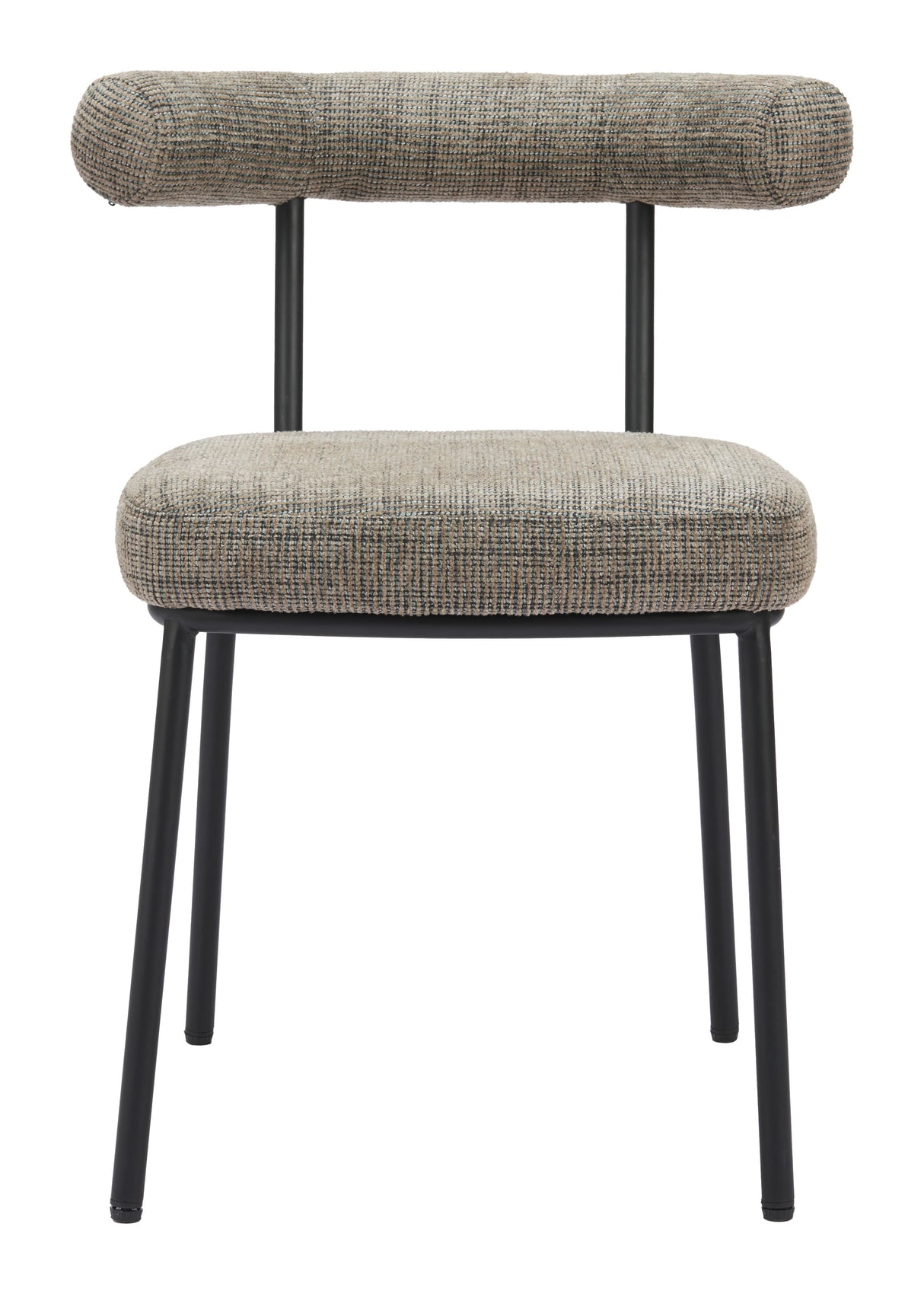 Kede Green Tweed Dining Chair (Set of 2) by Zuomod at Eve Furniture