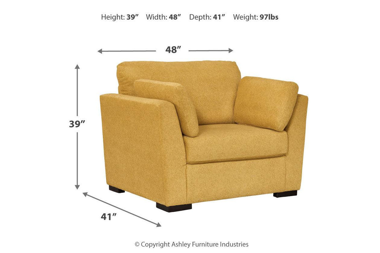 Keerwick Sofa, Loveseat, Oversized Chair and Ottoman by Ashley at Eve Furniture