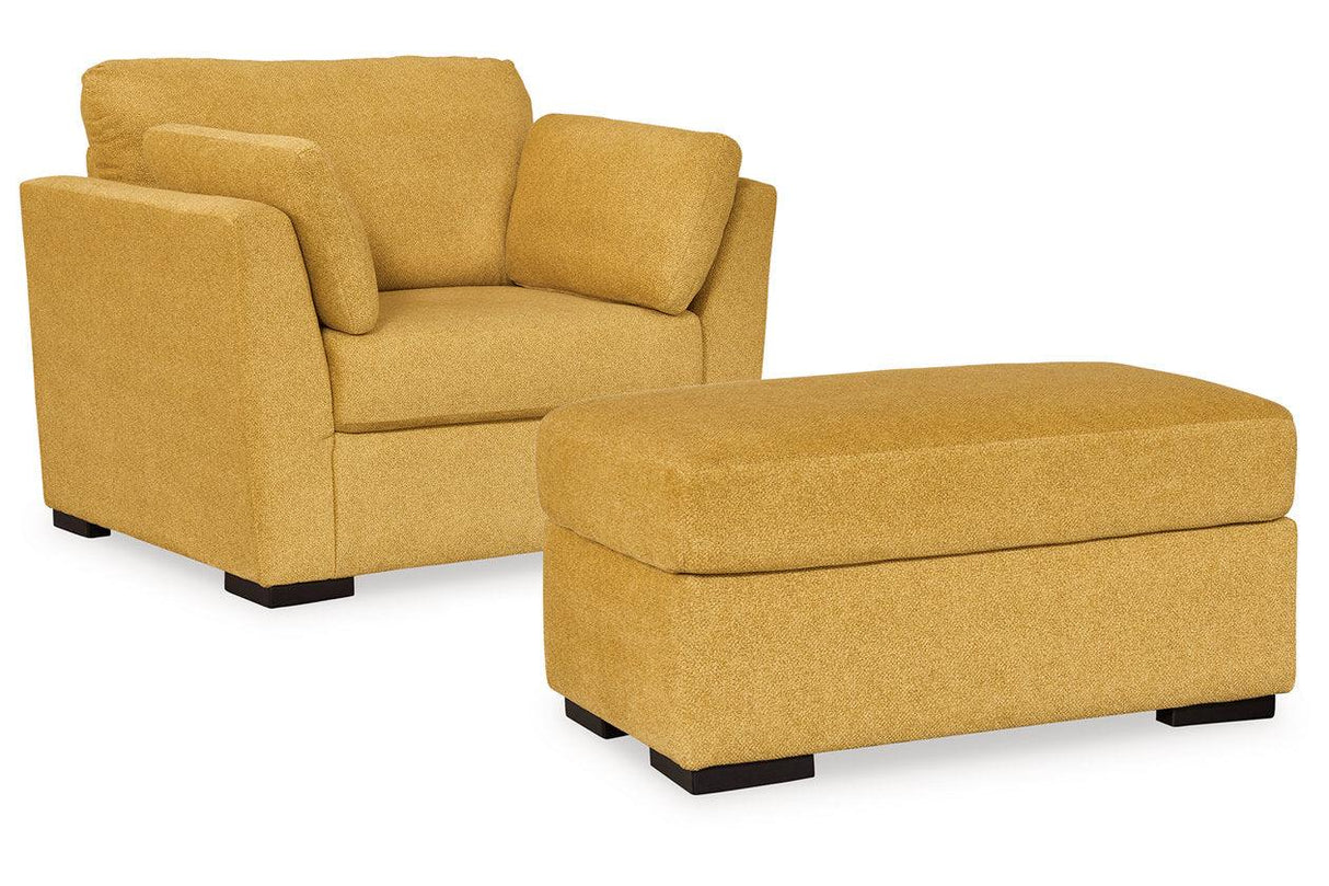 Keerwick Sofa, Loveseat, Oversized Chair and Ottoman by Ashley at Eve Furniture