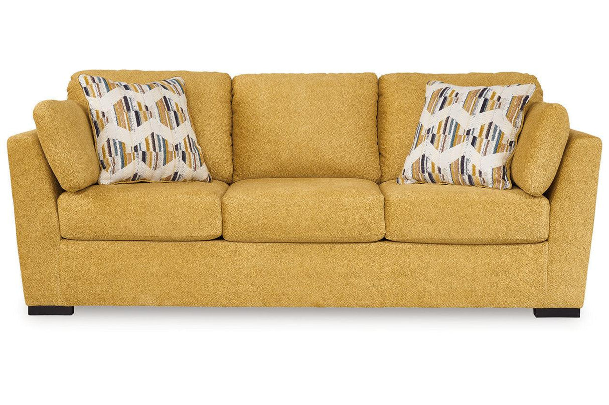 Keerwick Sunflower Sofa & Loveseat by Ashley at Eve Furniture
