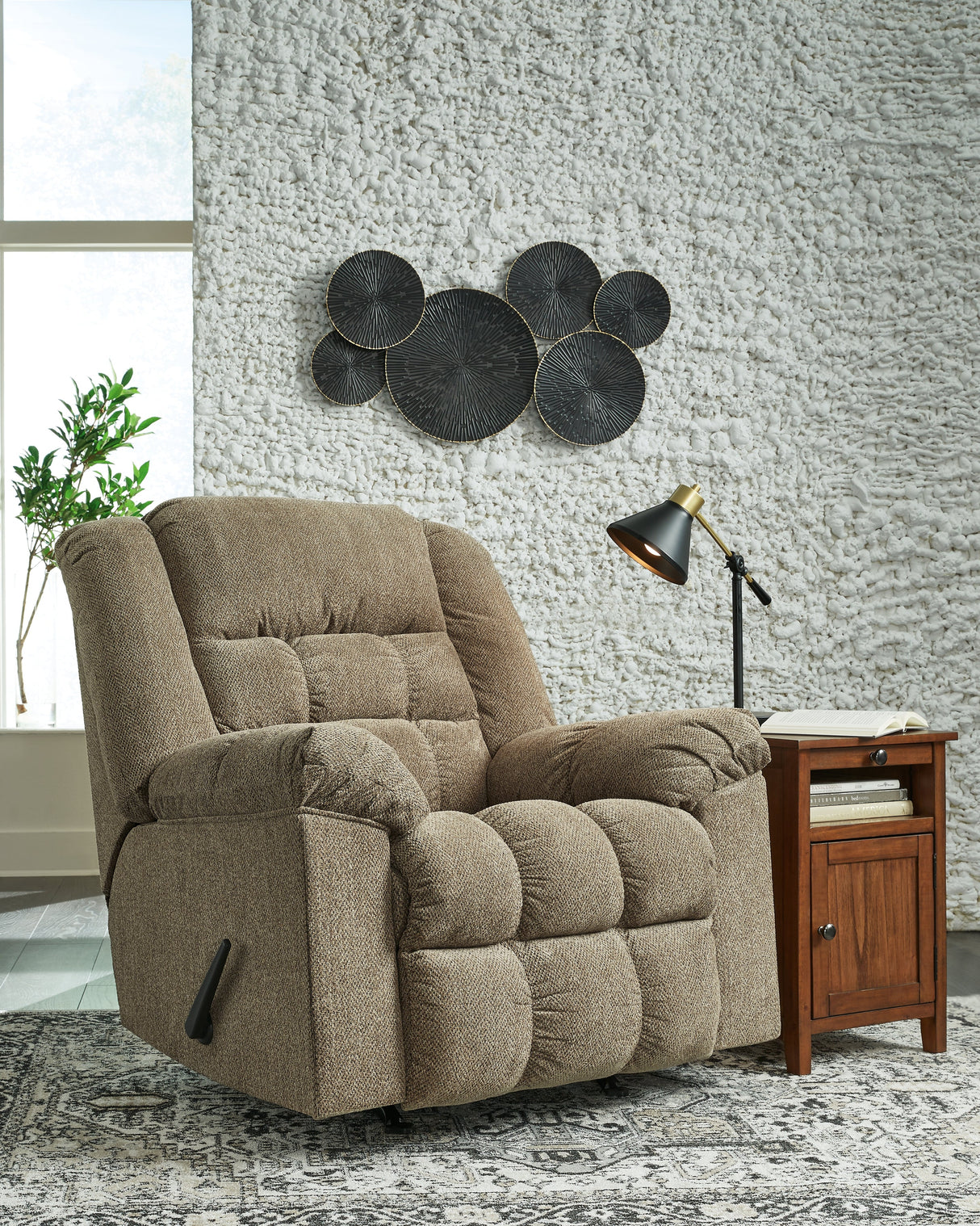 Kegler Briar Recliner by Ashley at Eve Furniture