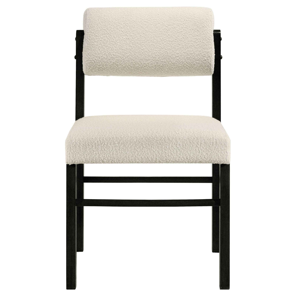 Kehoe Cream/Black Upholstered Dining Side Chair (Set of 2) by Coaster at Eve Furniture