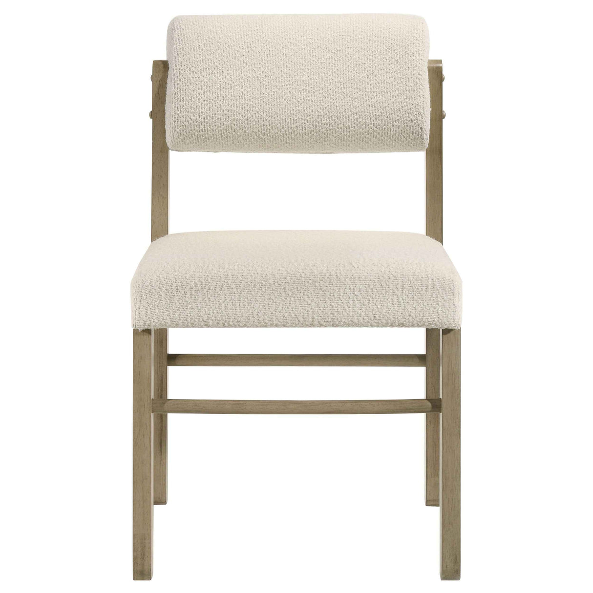 Kehoe Cream/Natural Oak Upholstered Dining Side Chair (Set of 2) by Coaster at Eve Furniture