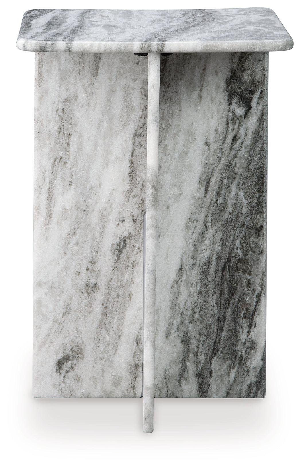 Keithwell Gray Accent Table by Ashley at Eve Furniture